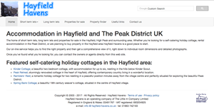 Hayfield Havens website