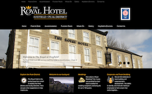 Royal Hotel Hayfield website